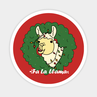 Fa La Llama Magnet